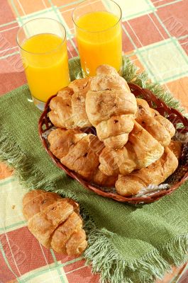 Sunny morning breakfast