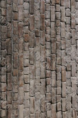 Bricks. Vertical