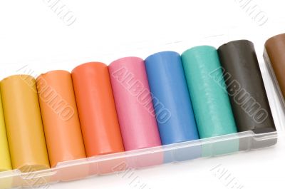 colored plasticine