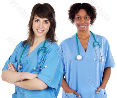 Two women doctors