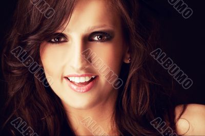 Portrait of a beautiful young sexy woman