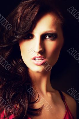 Portrait of a beautiful young sexy woman