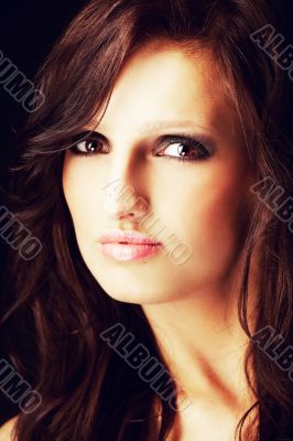 Portrait of a beautiful young sexy woman