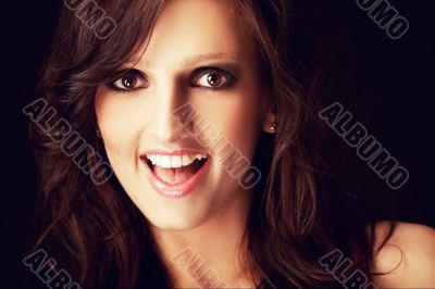 Portrait of a beautiful young sexy woman