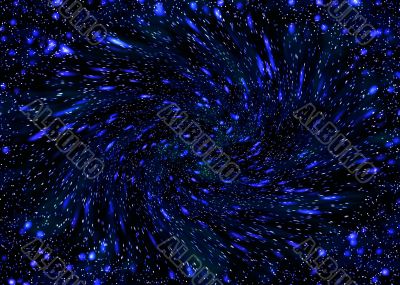Space abstract. Stars