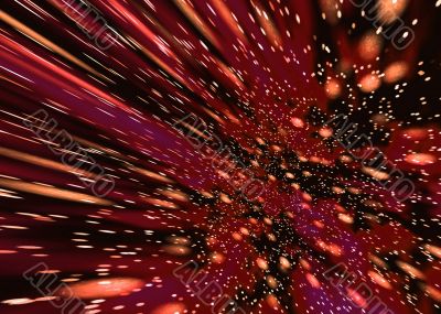 Space abstract. Stars