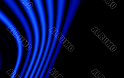 Abstraction XXL blue & black background