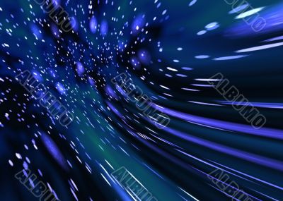 Space abstract. Stars