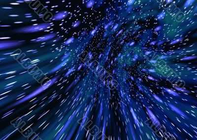 Space abstract. Stars