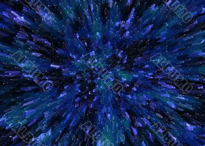 Space abstract. Stars