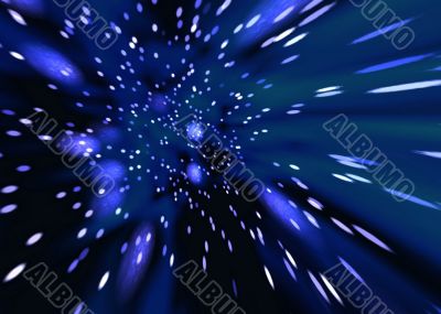 Space abstract. Stars