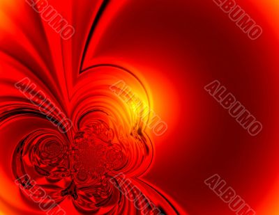 Red background