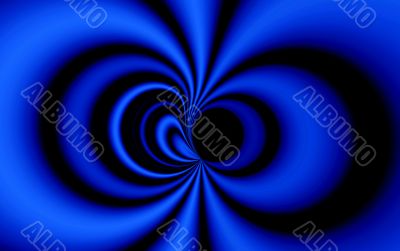 Abstraction XXL blue & black background