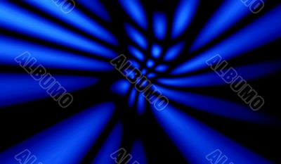 Abstraction XXL blue & black background