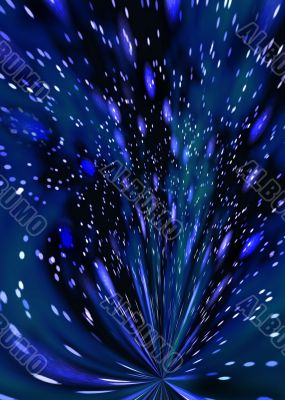 Space abstract. Stars