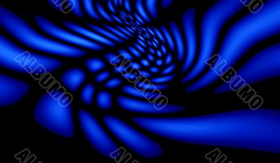 Abstraction XXL blue & black background