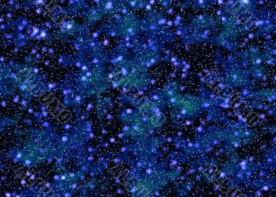 Space abstract. Stars