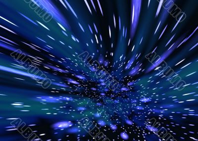 Space abstract. Stars