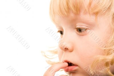 Pensive girl