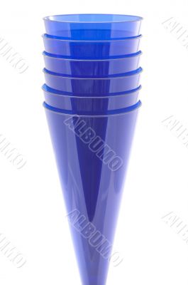 Plastic bocal on white