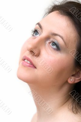 romantic beautiful woman