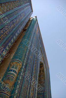 Middle East mausoleum facade