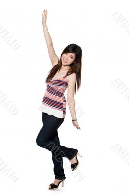 happy teenage girl