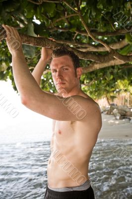 young handsome caucasian man