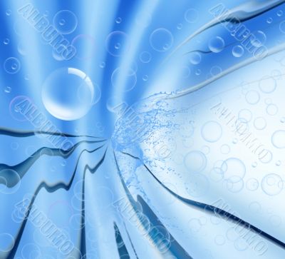Blue abstract