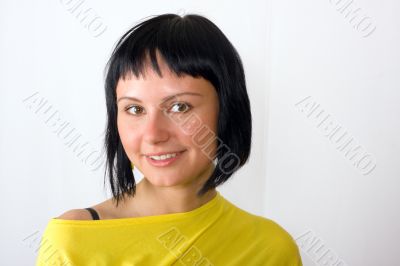 Portrait in yellow
