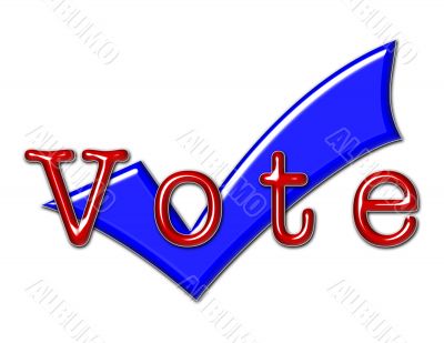 Vote Illustration and Checkmark