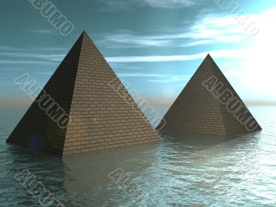  Drowned pyramids