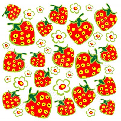 strawberry background