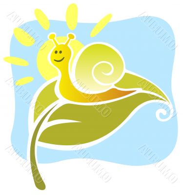 snail and sun
