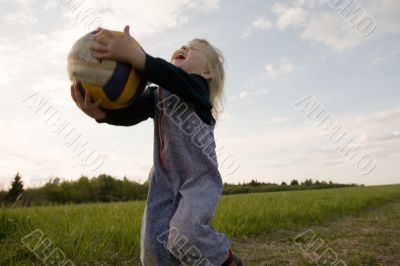 young volleyballer