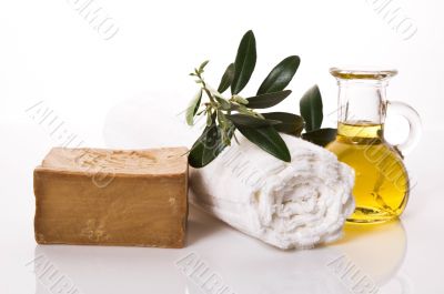 wellness. olive bath items