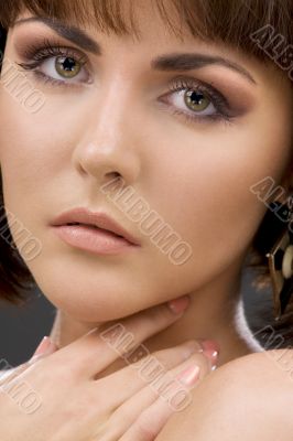green-eyed beauty