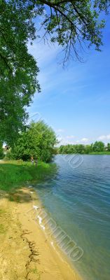 Sky and water