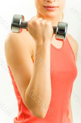 Arm with weight
