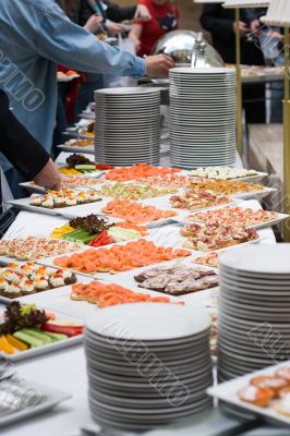 buffet food