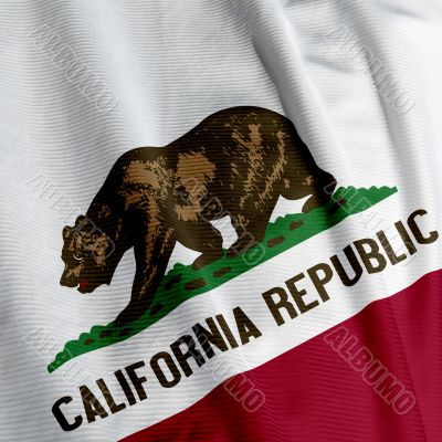 California Flag Closeup