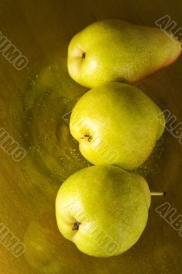 three pears