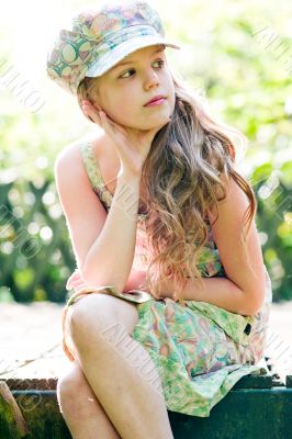 Young sweet fashion girl