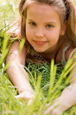 Crawling in the grass
