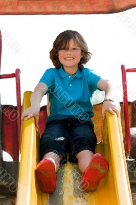 Young boy on the playground