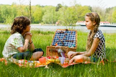 Picnic and waiting