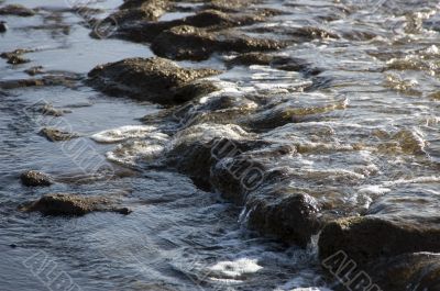 water flowing