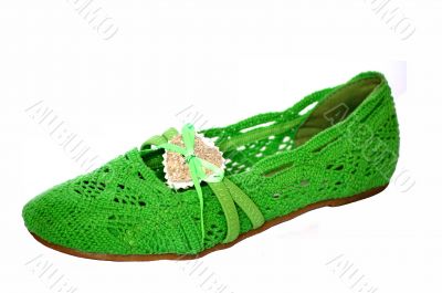 Green shoe