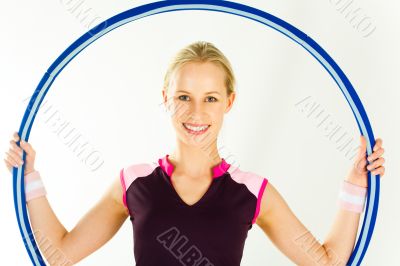 Girl with hoop