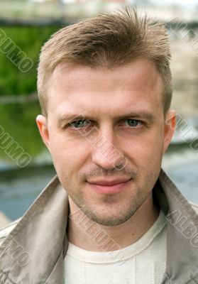 man close up